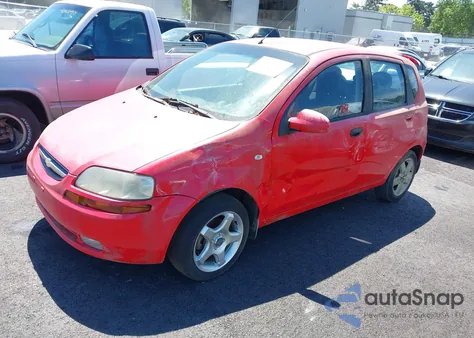 2006 Chevrolet Aveo Ls z USA, uszkodzony, nr VIN KL1TD66676B517803